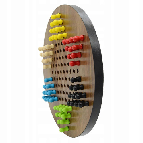 Wooden Chinese Checkers with Learning Balls