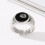 8  Pool  Ring,Adjustable Number Black 8 Eight Pool Billiard Ring, for Pool Lovers, Billiards Men'S Ring 2