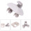 Silver Plastic Sun Visor Clip for Audi Q3 Q5 4