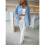 Women'S Solid Collared Long Sleeve Loose Fit Button Down Shirt Light  S 5