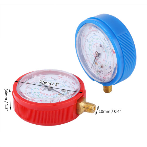 Refrigerant Gauge Pair R410A R134A R22 1