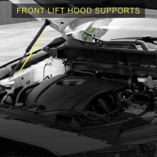 2x Universal 400mm 300n Car Front Cover Hood Rear Trunk Boot Shock Lift Strut Support Bar Gas Sprin-yvan