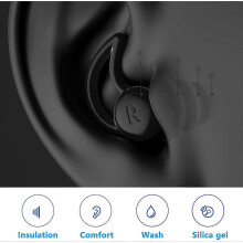 Noise Cancelling Earplugs, Sleep Earplugs, Silicone Noise Cancelling Earplugs, Super Soft Reusable Earplugs