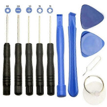 Kit d'outils d'ouverture de téléphone portable 11 en 1 pour la réparation d'iPhone et de Samsung