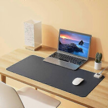 (F) Adjustable Temperature Heated Mouse Pad with Digital Display 6 Heat Settings