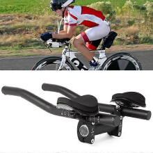 Triathlonstuur voor racefiets en mountainbike - clip-on stuur van aluminium