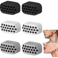 Jaw exerciser for toning muscles and reducing double chin