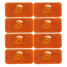 24V LED side marker lights for Volvo FH FM FL trucks - 8 pcs amber