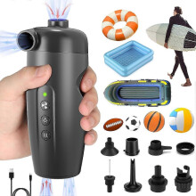 Elektrische luchtpomp 20 PSI met 7 sproeiers voor opblaasboot