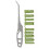 Ensemble d'outils de calfeutrage pour une finition lisse du mastic 1