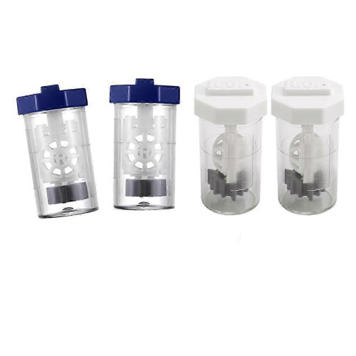 Contact lens cleaner case with 4 pieces hydrogen peroxide solution