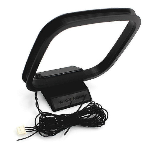 FM AM loop antenna for stereo receiver with 3-pin mini connector