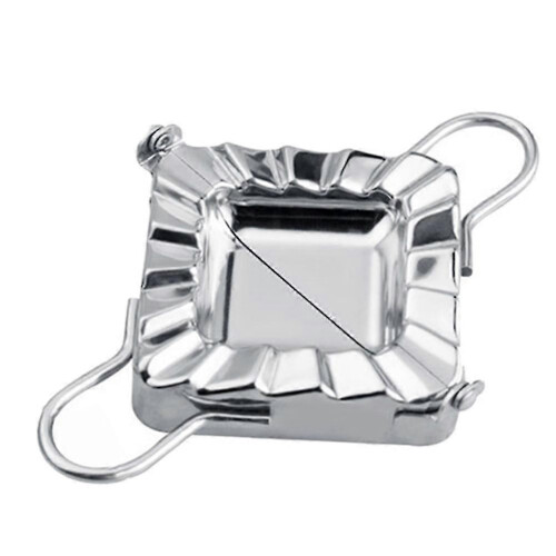 Dumpling press tool stainless steel for square wrapper