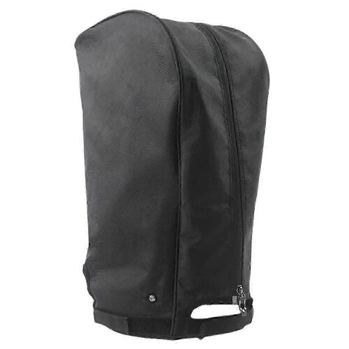 Funda impermeable ligera para bolsas de golf con cordón ajustable.
