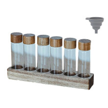 Displayrek voor koffiebonenbewaarcontainers, theebuisglazen klein