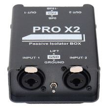 New 2-Way Audio Isolator, Audio Current Eliminator, XLR 6.5, Permalloy Isolator, Mixer Live Broadcas