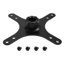 Adaptador de placa de montaje para monitor portátil, rótula de 17 mm a 100x100 mm 75x75 mm, brazo de montaje en pared