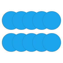 Self-Adhesive Repair Patches for Swimming Pools, Pack of 10 PVC Pool Repair Kit, Self-Adhesive Under