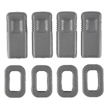 Juego de 4 tapas para pasadores de cerradura de puerta + soportes para Mitsubishi Pajero Montero V31 V32 V33 V43 SHOGUN MK2 MB7745