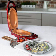 Cuiseur à omelettes à deux plaques pour le petit-déjeuner avec revêtement antiadhésif