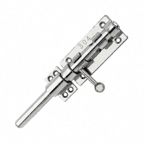 Barrel bolt latch for heavy duty gate and door security