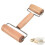 Dough roller for baking with wooden double heads and pastry tools 1