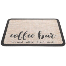 Tafelonderlegger voor koffieaccessoires 39x29cm hittebestendig keuken