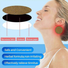 2025-26-1-5x Tinnitus Relief Patches for Ringing Ears - Natural Herbal Earache Treatment, Ear Pain Relief, Soothing Itchiness, and Hearing Loss