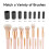 Electric Makeup Brush Cleaner - RNCYN - Multi-Brush Adapter - Quick Dry Function 5