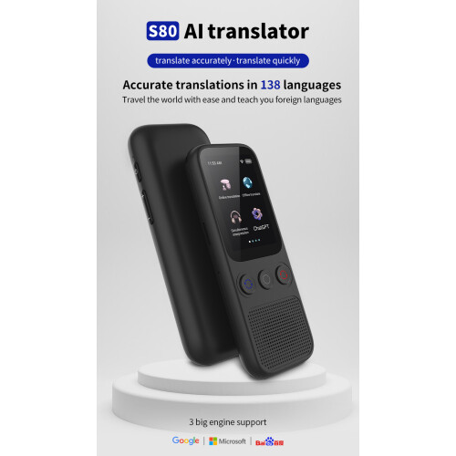 Slimme spraakvertaler - RNCYN - 2 inch IPS touchscreen - quad-core ARM Cortex A7-processor 1