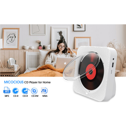 Πολυλειτουργικό φορητό CD Player RNCYN Επιτραπέζιο CD Player 1
