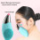 Sonic Face Cleaner RNCYN Μαλακή σιλικόνη Φόρτιση USB Τύπος δαπέδου 4