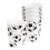 10 vintage kartonnen voetbalbekers van 21 cl, wit 1