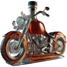 Carafe À Whisky Moto, Bouteille De Whisky Moto En Verre,Carafe À Whiskys Vintage Motos, 2025 Distributeur De Whiskys Motos