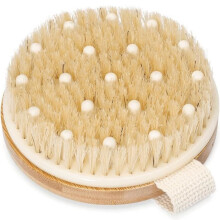 Dry Body Brush, Exfoliating Body Brush Ideal for Dry Skin, Lymphatic Drainage, Cellulite - Wooden Massage Shower Brush