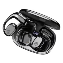 Bluetooth 5.3 Wireless Earbuds - Open Earbuds with 75h HiFi Stereo Playback, LED Digital Display, IPX7 Waterproof