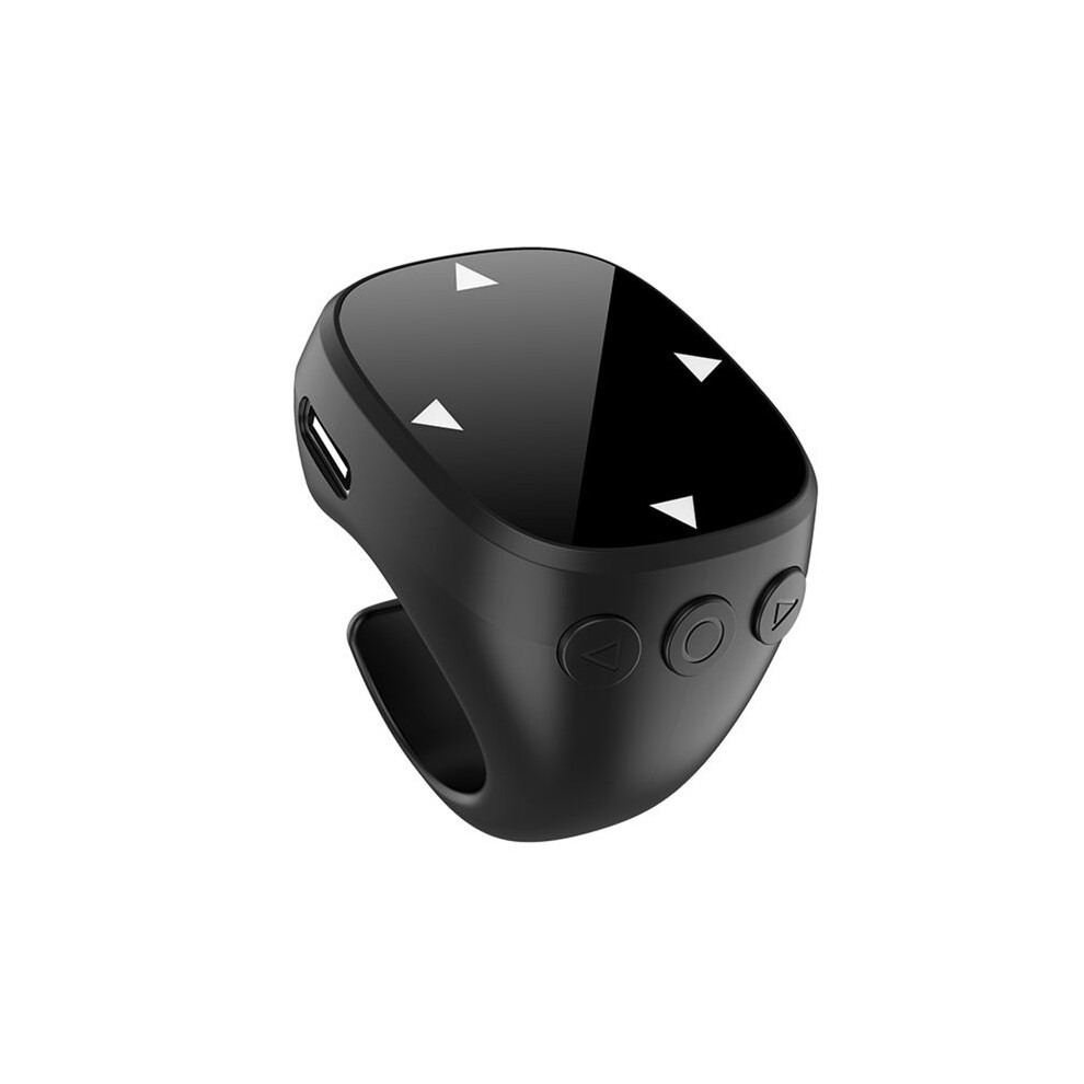 , Bluetooth 5.3 Ring Remote: Allows You To Turn Video Pages, Take Photos, Read E-Books And Black 6083684394089
