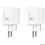 Two 16A smart charging sockets with voice remote control, compliant with European standards, compatible with circuit breakers 1