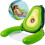 Inflatable floating hammock - Avocado shape - Breathable mesh seat - Built-in armrests 1
