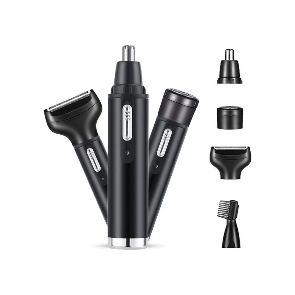 Electric Shaver for Men and Women, 4-in-1 Intimate Trimmer, Wet and Dry IPX7, for Bikini, Underarms, Legs, Nose, Nose Trimmer