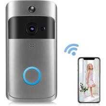 Sonnette intelligente WiFi caméra sans fil détection mouvement sécurité maison 2,4GHz HD