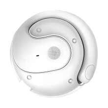 Witte, draadloze Bluetooth 5.0-oortjes met 144 talen, AI-vertaler, waterdicht, professioneel gebruik.