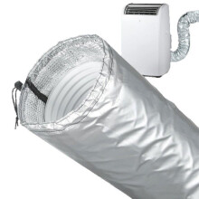 Guaina isolante per condotti di condizionamento portatili. Guaina isolante impermeabile e portatile per condotti di condizionamento.