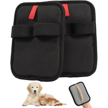 Lot de 2 gants magnétiques antistatiques anti-poils chiens chats pour canapé meubles tapis siège