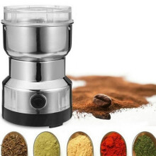 Moulin à café et mixeur électrique broyeur pour grains de café, graine de lin et autres épices - inox #26@