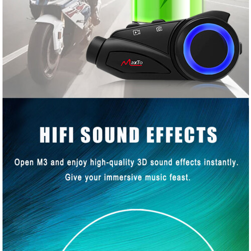 Ενδοεπικοινωνία μοτοσικλέτας Bluetooth με κάμερα RNCYN Bluetooth 2