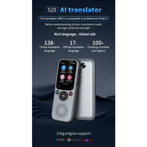 Φορητός μεταφραστής AI RNCYN Online Μετάφραση 138 Γλώσσες 1