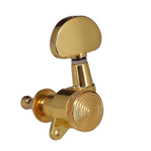 Guitar Lock Gear Tuners Tuning Pegs Machine Heads 3r3l for Folk Guitar Gold