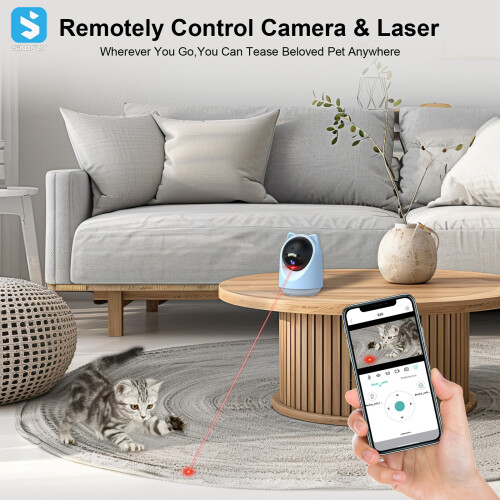 Κάμερα παρακολούθησης ζώων RNCYN 2K HD ROTATABLE PTZ Laser AI 1