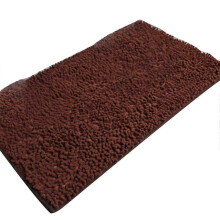 Tapis de bain épais et antidérapant pour la maison, doux et confortable grâce à sa chenille.